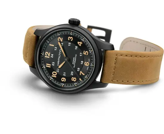 Мужские часы Hamilton Khaki Field Titanium Auto H70665533, фото 2