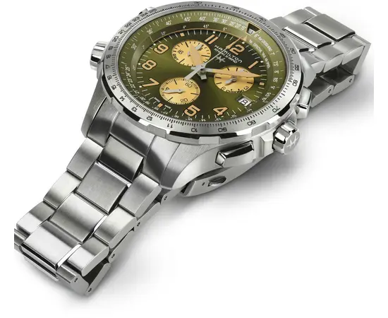 Мужские часы Hamilton Khaki Aviation X-Wind GMT Chrono Quartz H77932160, фото 2