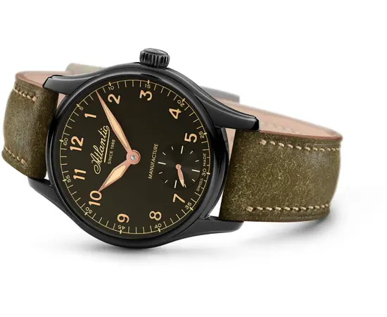 Чоловічий годинник Atlantic Worldmaster Mechanical Manufacture Calibre Limited Edition 52952.46.63R + ремень, зображення 3
