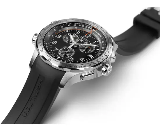 Чоловічий годинник Hamilton Khaki Aviation X-Wind GMT Chrono Quartz H77912335, зображення 3