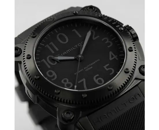 Чоловічий годинник Hamilton Khaki Navy BeLOWZERO Auto Titanium H78505330, зображення 3
