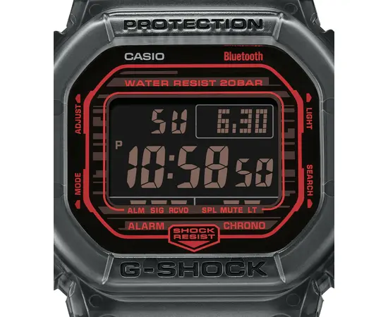 Чоловічий годинник Casio DW-B5600G-1, зображення 4