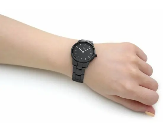 Жіночий годинник Daniel Wellington ICONIC LINK CERAMIC DW00100414, зображення 4