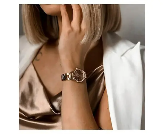 Жіночий годинник Daniel Wellington ICONIC LINK AMBER DW00100461, зображення 4