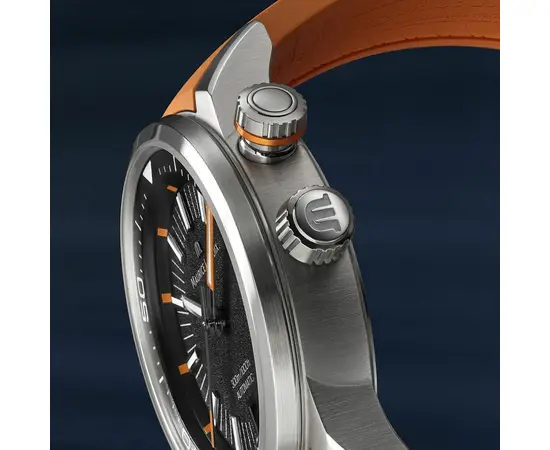 Мужские часы Maurice Lacroix PONTOS S Diver PT6248-SS00L-330-J + ремешок, фото 4
