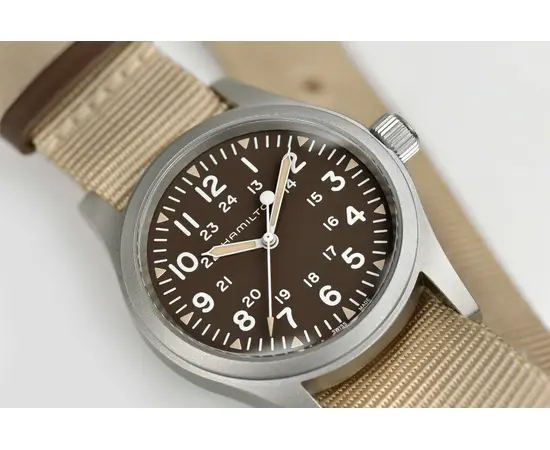 Чоловічий годинник Hamilton Khaki Field Mechanical H69439901, зображення 4