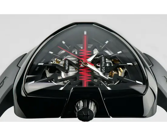 Мужские часы Hamilton Ventura Elvis80 Skeleton Auto H24535331, фото 4