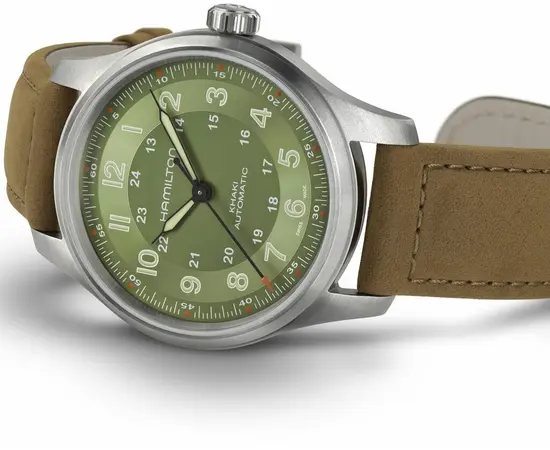 Мужские часы Hamilton Khaki Field Titanium Auto H70545560, фото 4