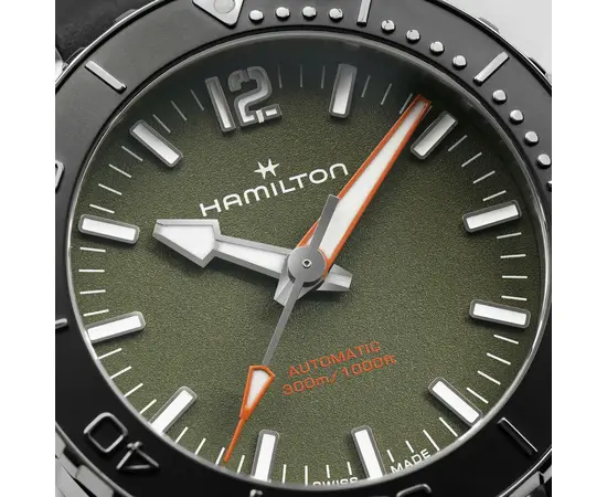 Чоловічий годинник Hamilton Khaki Navy Frogman Auto H77455360, зображення 4