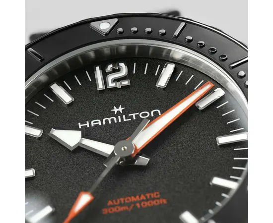 Чоловічий годинник Hamilton Khaki Navy Frogman Auto H77455330, зображення 4