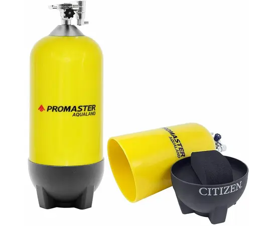 Чоловічий годинник Citizen Super Titanium Promaster Diver Automatic NB6004-08E + удлинитель ремешка + футляр Diver Bottle, зображення 5