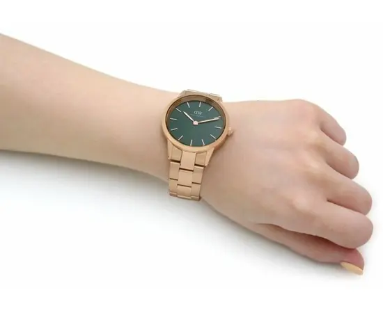 Жіночий годинник Daniel Wellington Iconic Link Emerald DW00100419, зображення 5