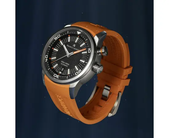 Мужские часы Maurice Lacroix PONTOS S Diver PT6248-SS00L-330-J + ремешок, фото 6