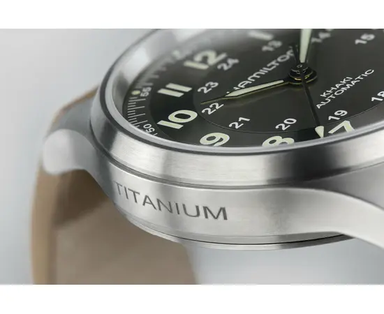 Мужские часы Hamilton Khaki Field Titanium Auto H70545550, фото 5