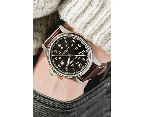 Чоловічий годинник Hamilton Khaki Field Auto H70625533, зображення 5