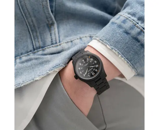 Мужские часы Hamilton Khaki Field Titanium Auto H70665130, фото 6