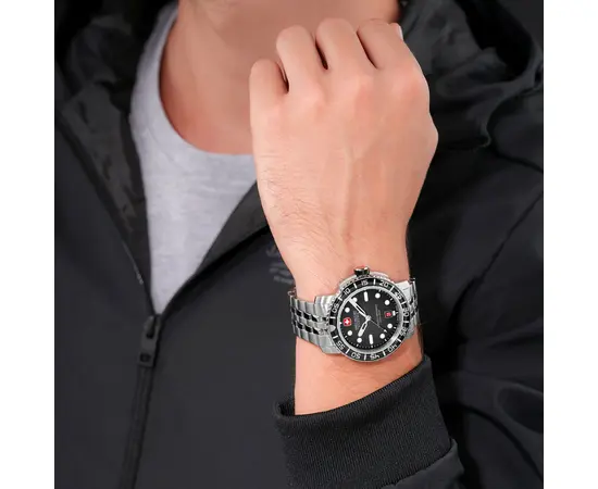 Мужские часы Swiss Military Hanowa Black Marlin SMWGH0001702, фото 5