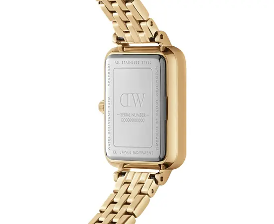 Часы Daniel Wellington Quadro Roman Numerals 5-link Gold DW00100688, фото 3