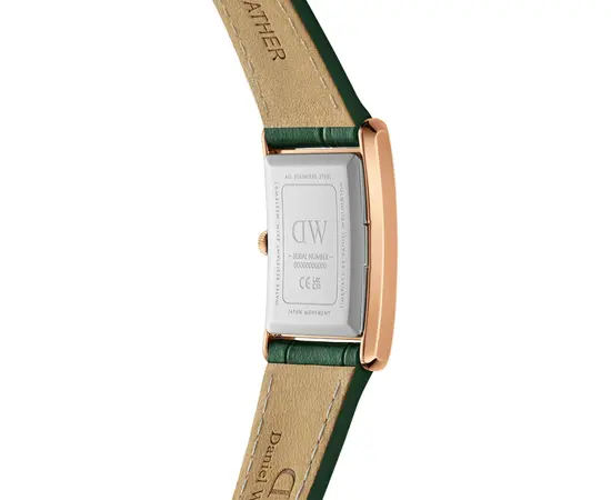 Часы Daniel Wellington Bound Crocodile Emerald Sunray Rose Gold DW00100694, фото 4