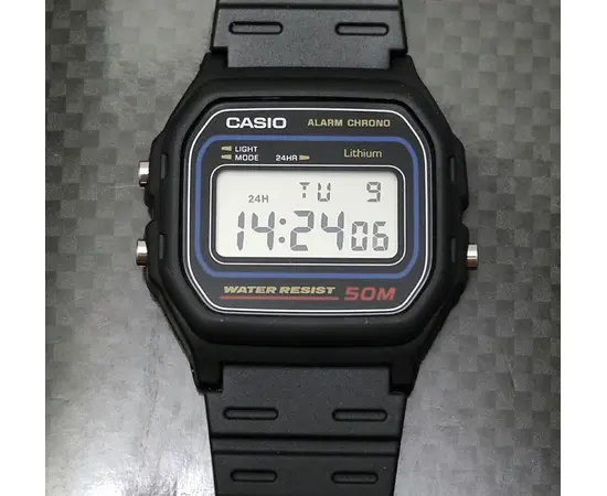 Чоловічий годинник Casio W-59-1VQES, зображення 2