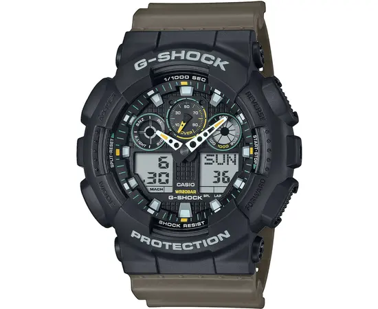 Чоловічий годинник Casio GA-100TU-1A3ER, зображення 