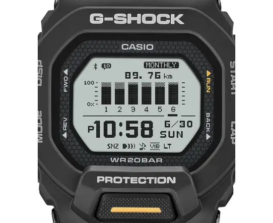 Чоловічий Годинник Casio G-SHOCK G-SQUAD GBD-200-1A1ER, зображення 4