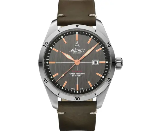 Мужские Часы Atlantic Seaflight Quartz 70356.41.41Rmesh, фото 2