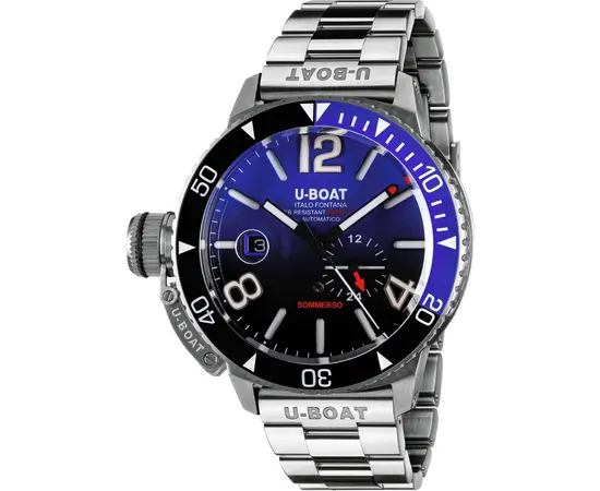 Чоловічий Годинник U-Boat Sommerso 46mm Ceramic Blue 9519/MT, зображення 2