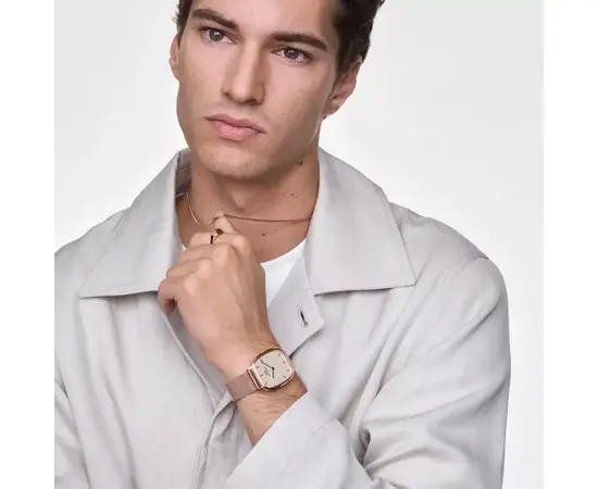 Універсальний Годинник Daniel Wellington Marlon St Mawes Linen Rose Gold DW00100816, зображення 5