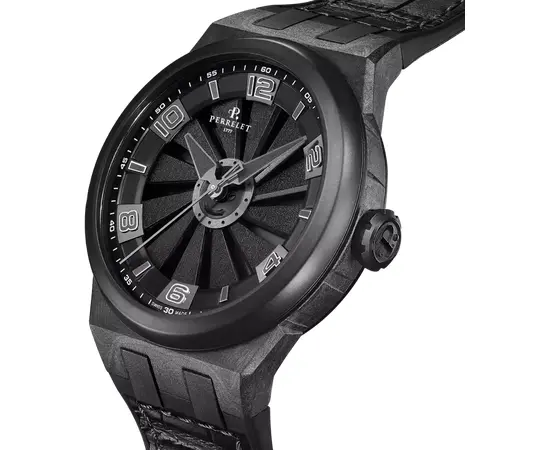 Чоловічий Годинник Perrelet Turbine Carbon Black Edition A4065/1, зображення 3