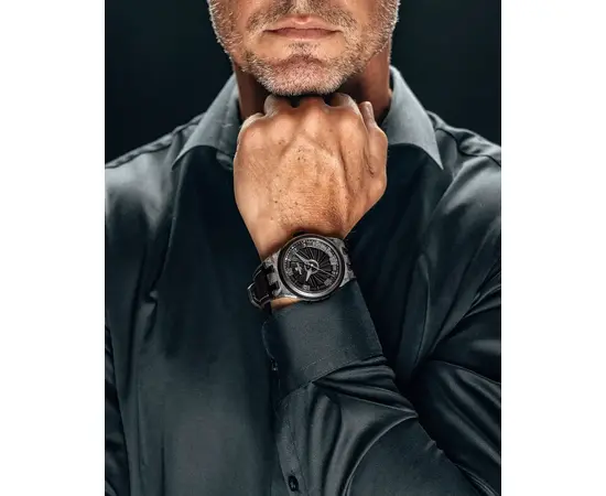 Чоловічий Годинник Perrelet Turbine Carbon Black Edition A4065/1, зображення 5