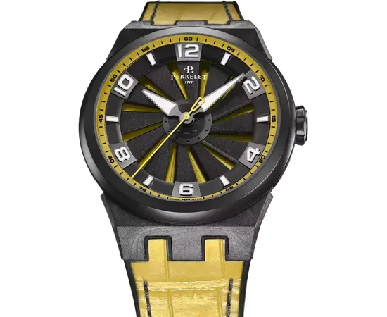 Чоловічий Годинник Perrelet Turbine Carbon Yellow A4065/7, зображення 2