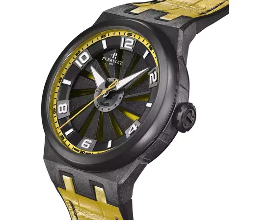 Чоловічий Годинник Perrelet Turbine Carbon Yellow A4065/7, зображення 3