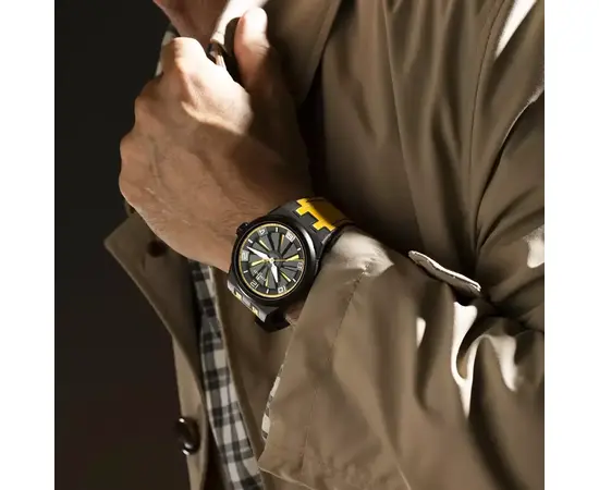 Чоловічий Годинник Perrelet Turbine Carbon Yellow A4065/7, зображення 6