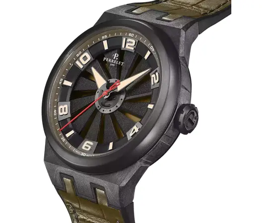 Чоловічий Годинник Perrelet Turbine Carbon Khaki A4065/8, зображення 3
