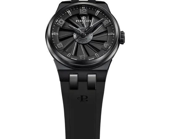 Чоловічий Годинник Perrelet Turbine Titanium 41 Black A4067/6, зображення 2