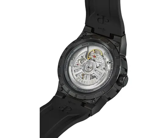 Чоловічий Годинник Perrelet Turbine Titanium 41 Black A4067/6, зображення 4