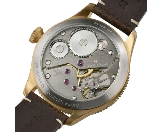Мужские Часы Hamilton Khaki Aviation Pilot Pioneer Mechanical Bronze 43mm H76709510, фото 6