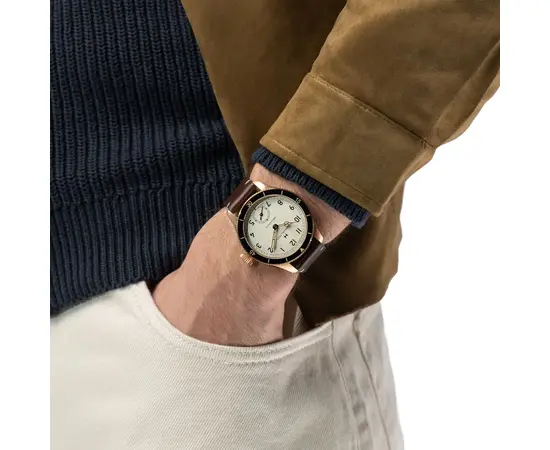 Мужские Часы Hamilton Khaki Aviation Pilot Pioneer Mechanical Bronze 43mm H76709510, фото 7