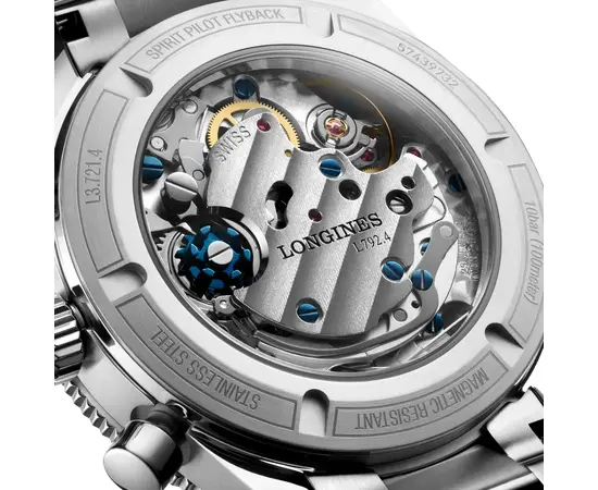 Чоловічий Годинник Longines Spirit Pilot Flyback L3.721.4.53.6, зображення 5