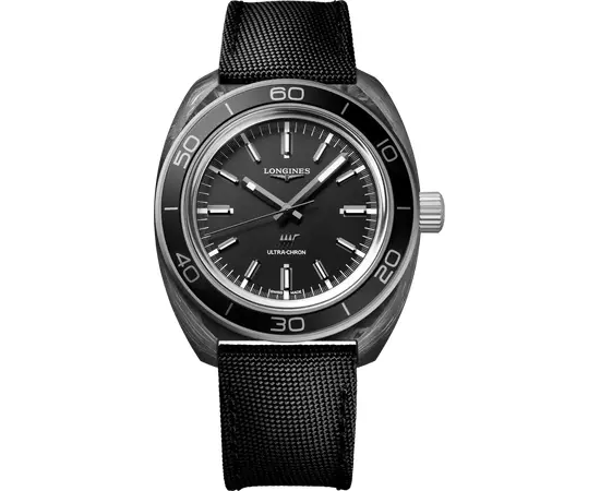 Чоловічий Годинник Longines Ultra-Chron Carbon L2.839.4.52.2, зображення 5