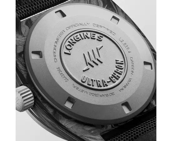 Чоловічий Годинник Longines Ultra-Chron Carbon L2.839.4.52.2, зображення 3