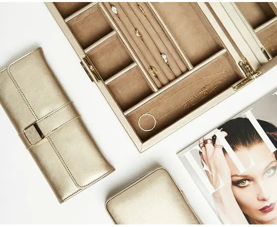 213478 Palermo Jewelry Roll WOLF Pewter, фото 5