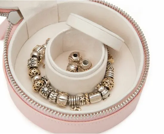 392315 Sophia Round Mini Travel Zip Case WOLF Rose, фото 5