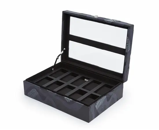 493502 Memento Mori 10pc Watch Box WOLF Black, зображення 3