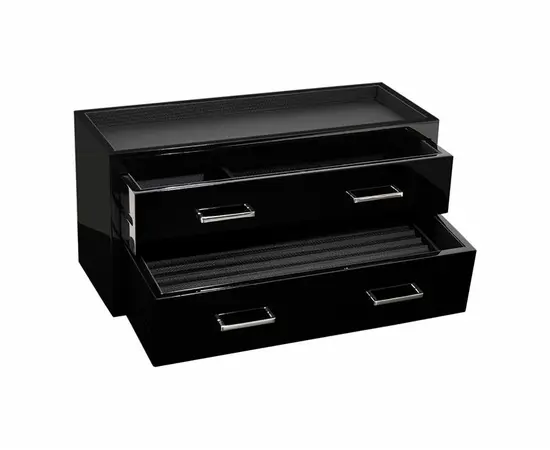 460370 Meridian 2 Drawer Valet Blk WOLF, зображення 3