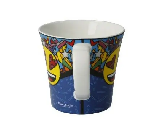 GOE-66460071 I Love You - Coffee/Tea Cup 0.35 l Pop Artist Romero Britto Emojis, фото 2