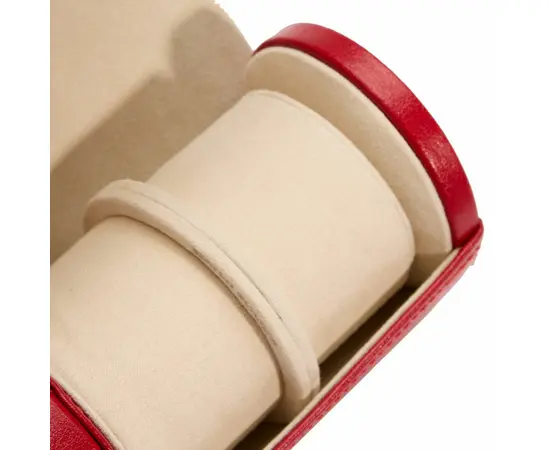 213972 Palermo Double Watch Roll With Jewelry Pouch - Red WOLF, зображення 6