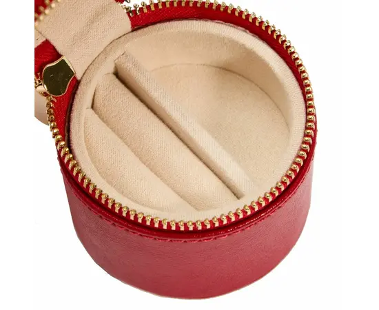 213972 Palermo Double Watch Roll With Jewelry Pouch - Red WOLF, зображення 7