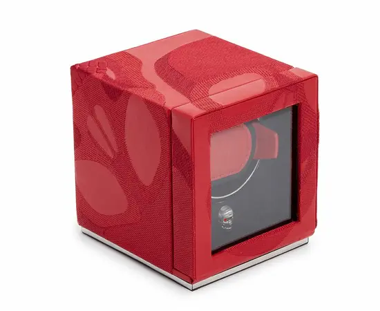 493172 Memento Mori Cub Watch Winder WOLF with Cover Red, зображення 3